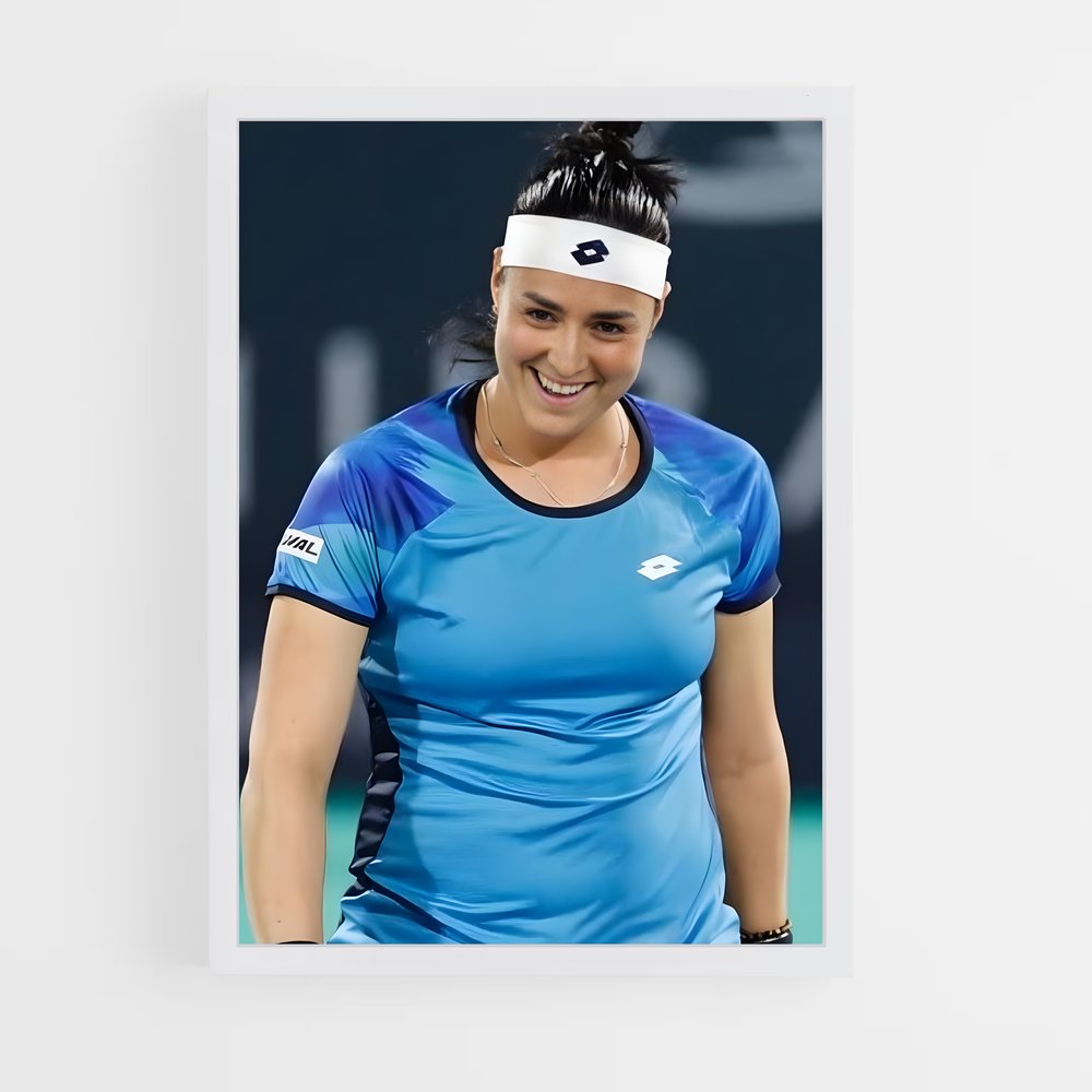 Poster jabeur détermination – affiche Tennis (vue 3)